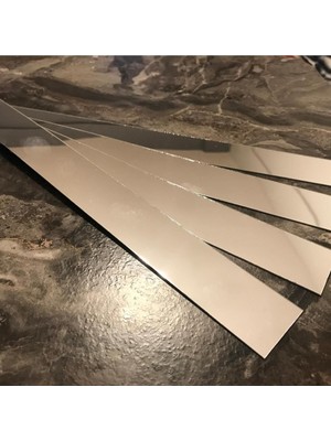 Dekoratif Şerit Ayna Pleksi 60X3CM 4 Adet