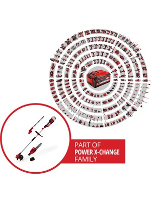 Einhell GE-LM  36/4in1 Li - Solo, Akülü Çok Fonksiyonlu Budama (Akü ve şarj cihazı dahil değildir)