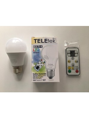 TELETEK Multi-K Uzaktan Kumandalı LED Ampul