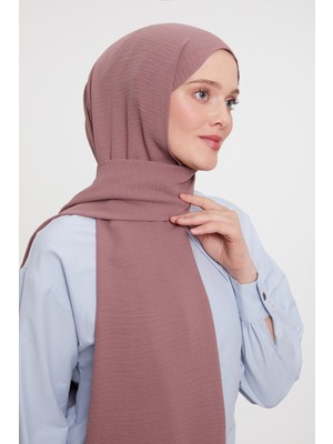 Lêvi D'or Koyu Leylak Düz Aerobin Şal