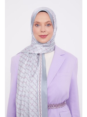 Levidor Mint Yeşili L Baskılı Angel Şal