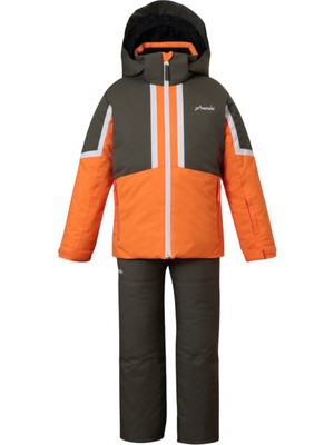 Phenix Accented Lines Junior Two-Piece Erkek Çocuk Mont-Pantolon Takımı Turuncu