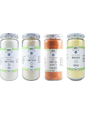 OG natural Organik Sertifikalı Bebek Ek Gıda Hazırlama Süt Alerjen Seti +6 Ay