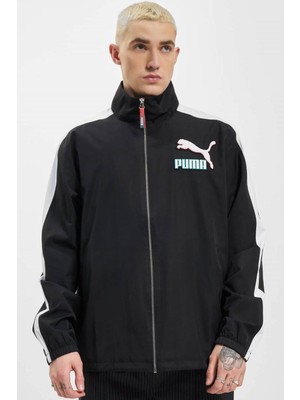 Puma T7 Fandom Track Bol Kesim Erkek Spor Ceket Siyah