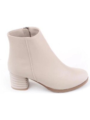 Papuçcity Lapia 03025 Kadın 6 cm Topuklu Bot
