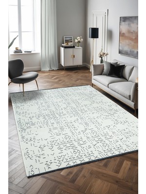 Colore Home Cool Krem Kaymaz Taban Yıkanabilir Kilim Yolluk