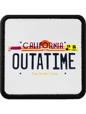 V1 California Outatime - 1bs Kod Logolu Unisex Beyaz- Siyah Bench (Patch)