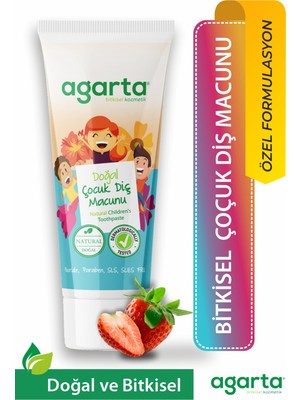 Agarta Doğal Çocuk Diş Macunu 75 Ml