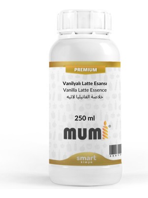 Premium Vanilyalı Latte Mum Esansı 250 ml