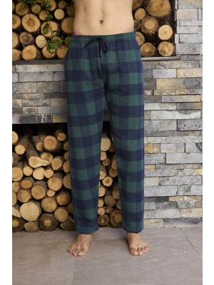 Kly Ekose Pazen Kalın Erkek Pijama Altı 307