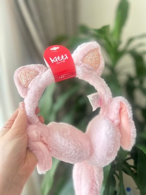 Kitti Kulakları Hareken Eden Peluş Kulaklık