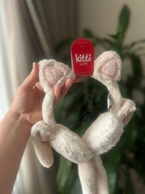 Kitti Kulakları Hareken Eden Peluş Kulaklık