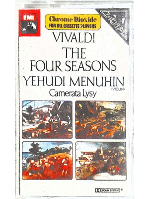 Vivaldi The Four Seasons Yehudi Menuhin Camerata Lysy Kaset