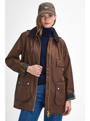 Barbour Highclere Yağlı Ceket BR31 Bark-Muted