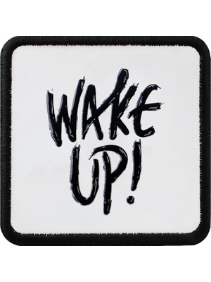 V1 Wake Up - 1bs Kod Logolu Unisex Beyaz-Siyah Bench (Patch)