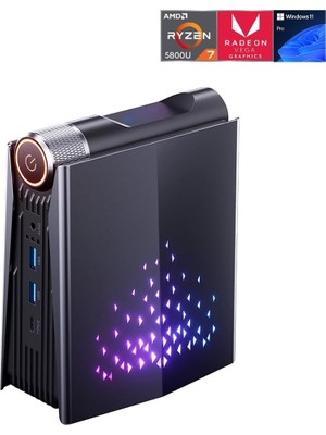 Acemagic Amr5-7 Ryzen7 5800U 32GB Ddr4 Ram 2tb Nvme Radeon Vega Graphics WIN11 Pro Mini Pc