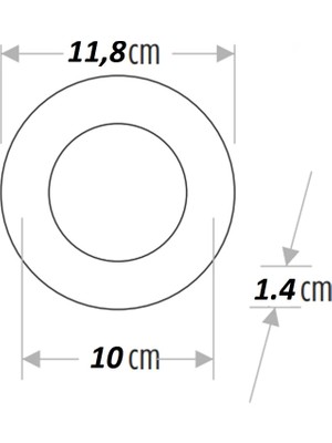 Horoz 6W Slim Kasa LED Spot Beyaz Işık