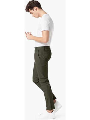 Dockers Smart 360 Flex Koyu Yeşil Ultimate Skinny Fit Chino Pantolon