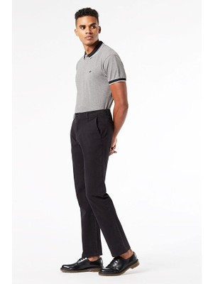 Smart 360 Flex Siyah Ultimate Slim Fit Chino Pantolon