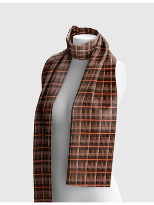 Inez Unısex Şal Kahverengi