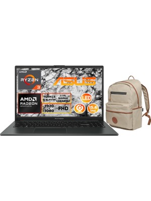 Asus Vivobook Go 15 Ryzen 3 7320U 8gb 512GB SSD 15.6" Fhd Freedos Laptop + Çanta E1504FA-NJ097 009