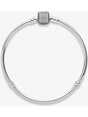 Pandora Gümüş Pavé Klipsli Bileklik 590723CZ-19CM