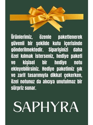 Saphyra 925 Ayar Gümüş Kalp ve Yaşam Çiçeği Zirkon Taşlı Altın Kaplama Kadın Kolye