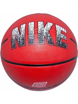 Nike Everyday Playgraund 8P Kırmızı Unisex Basketbol Topu 7 Numara Grafik Model