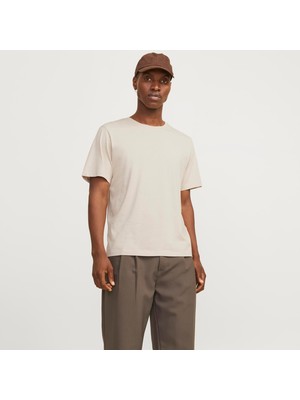 Jack & Jones Bisiklet Yaka Logo Baskili Tisört-Corplogo