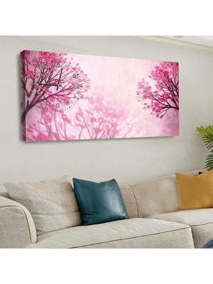 120 X 60 Cm Kanvas Ilkbahar Ağaç Tablo
