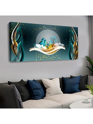 Zevahir Mobilya Dekorasyon 120 X 60 Cm Kanvas Rüya Tablo