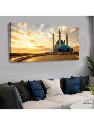 Zevahir Mobilya Dekorasyon 120 X 60 Cm Kanvas Cami Tablo