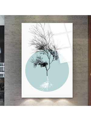 Zevahir Mobilya Dekorasyon Kırılmaz Cam Fidan Tablo