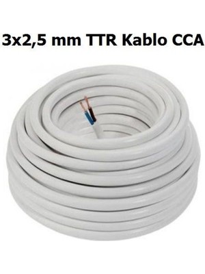 3x2,5 mm Ttr Kablo Cca