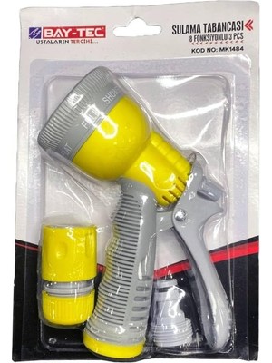 Sulama Tabancası 8 Fonksiyonlu 3 Pcs (MK1484)