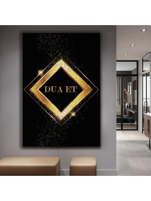 Zevahir Mobilya Dekorasyon Dua Et Dini Kanvas Tablo