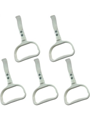 Caraks Araç Içi Tutamaç El Tutamağı Askılık Çok Amaçlı Tofaş Dolmuş Otobüs El Tutamacı Beyaz 5 Adet