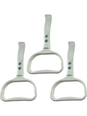 Caraks Araç Içi Tutamaç El Tutamağı Askılık Çok Amaçlı Tofaş Dolmuş Otobüs El Tutamacı Beyaz 3 Adet