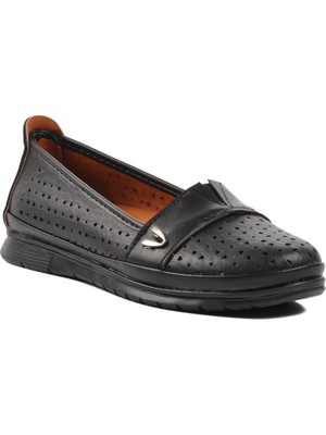 Ayakmod  Siyah-Siyah Kadın Günlük Ayakkabı