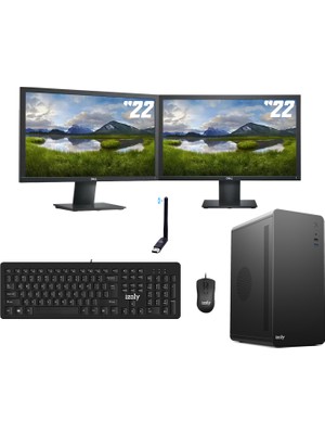 İzoly Desktop Y701 2x İ7-12700 16GB 512GB SSD 22"+ 22" Masaüstü Bilgisayar