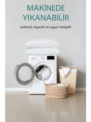 Velev Home 2'li Dört Mevsim 800GR Silikon Yastık