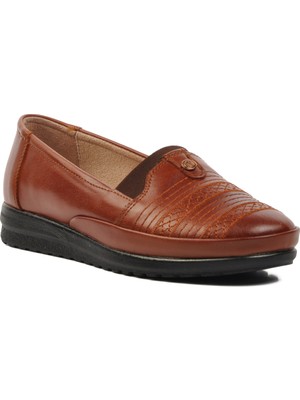 Ayakmod  Taba Kadın Günlük Ayakkabı