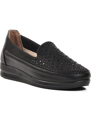 Ayakmod  Siyah Kadın Günlük Ayakkabı