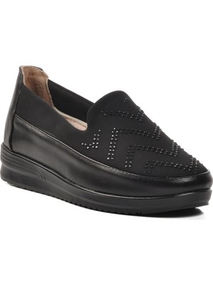 Ayakmod  Siyah Kadın Günlük Ayakkabı