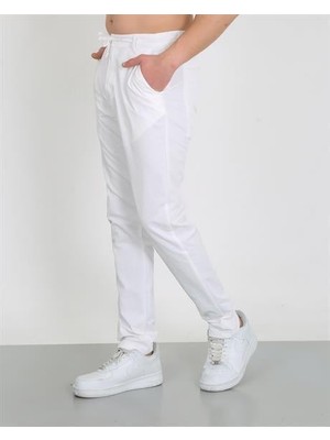 Markano Erkek    Pantolon Crespo  White