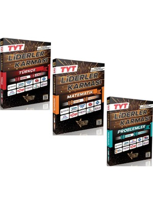 Liderler Karması TYT Türkçe Matematik ve Problemler Deneme Seti 3 Kitap