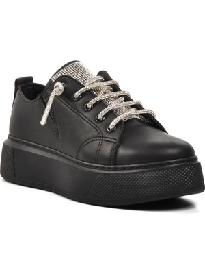 Ayakmod  Siyah Kadın Günlük Ayakkabı