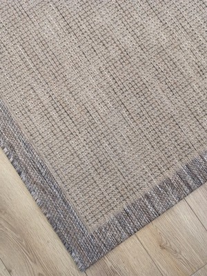 Çam Halı Sisal 9509 Bej Bordürlü Jüt Sisal Kilim