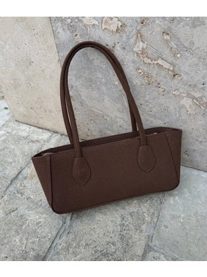 Acı Kahve Süet Askılı Çanta