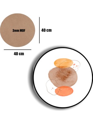 Kırmızı Ayı Amarikan Servis, Mdf Supla Takımı 6 Adet (6'lı Takım ), 6'lı Bardak Altlığı Hedliyeli 03